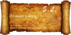 Stanga Laura névjegykártya